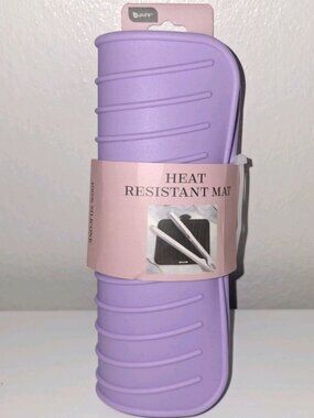 Pure Silicone Heat Resistant Mat for Hair Tools Up to 450°F Flat Iron